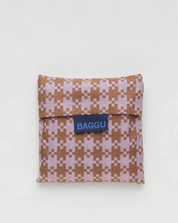 Standard Reusable Bag Rose Pixel Gingham