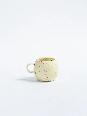 Party Espresso Coffee Ball Mug Yellow 90 ml