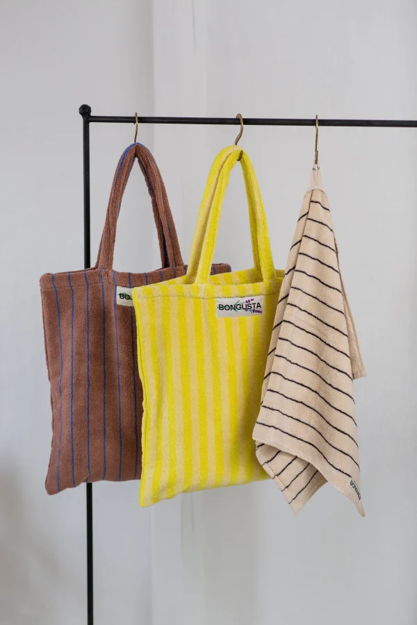 Totebag Naram Camel and Ultramarine Blue