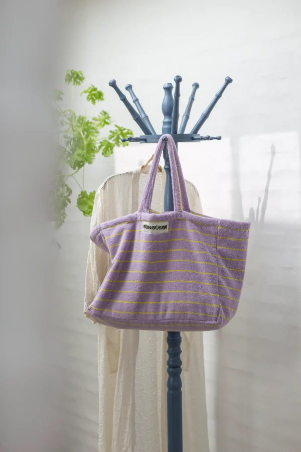 Weekend Bag Naram Lilac and Neon Yellow