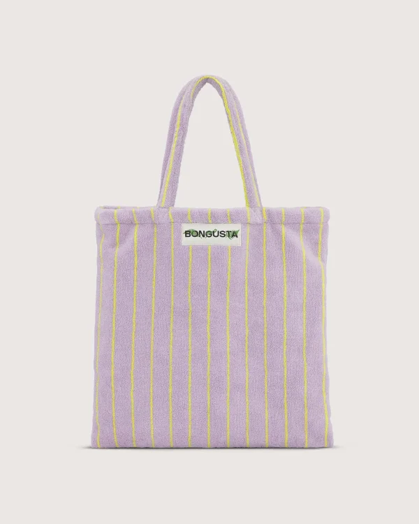 Totebag Naram Lilac and Neon Yellow