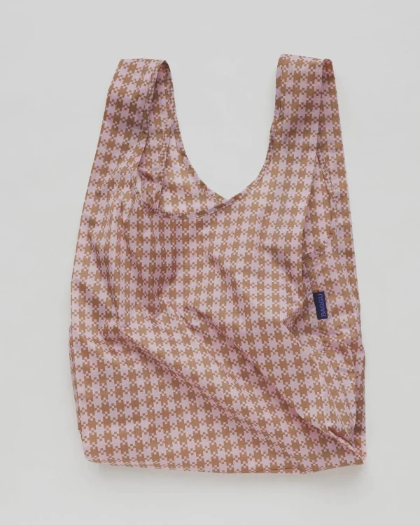 Standard Reusable Bag Rose Pixel Gingham