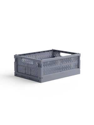 Storage Basket Blue Grey