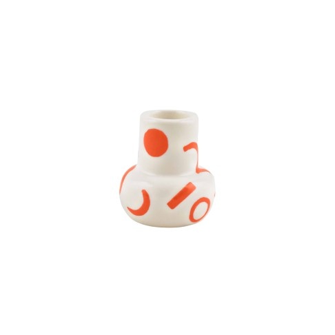 Ceramic Candle Holder Alba Abstract Madness