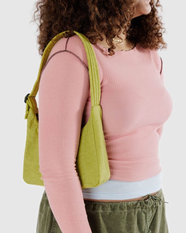 Mini Nylon Shoulder Bag Lemongrass