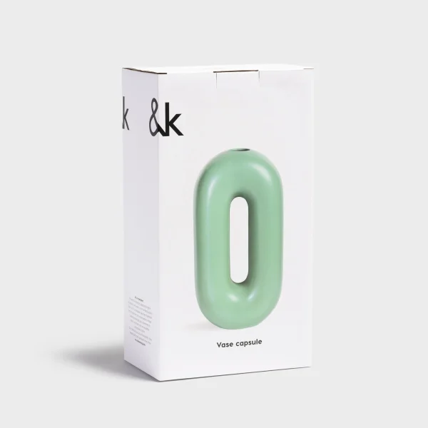 Κεραμικό Βάζο Capsule Green