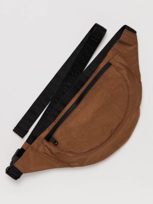 Crescent Fanny Pack Brown