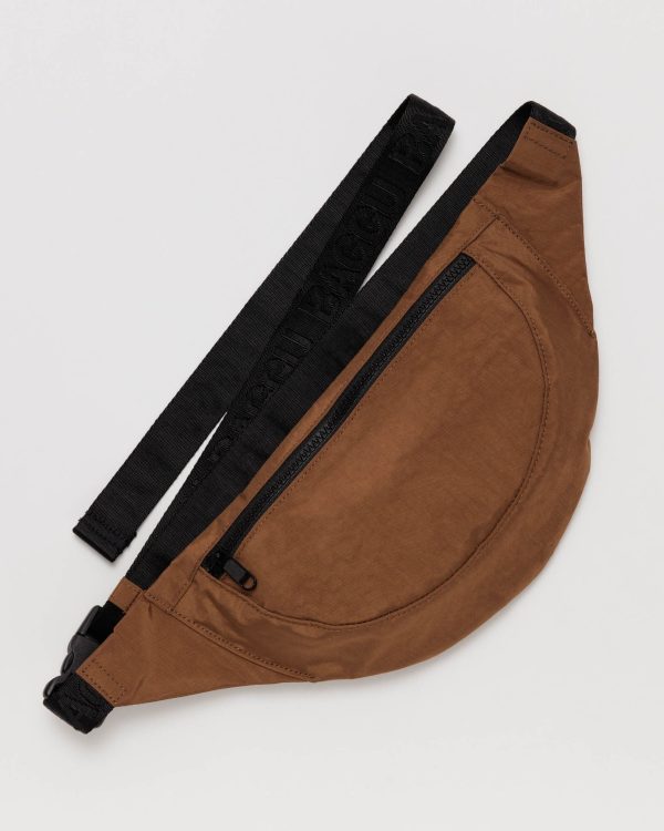 Crescent Fanny Pack Brown