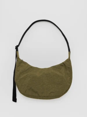 Medium Nylon Crescent Bag Seaweed