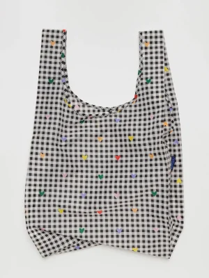 Standard Reusable Bag Gingham Hearts