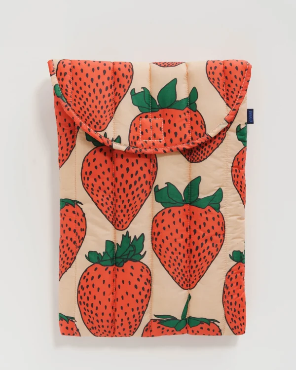 Puffy Laptop Sleeve 16'' Strawberry