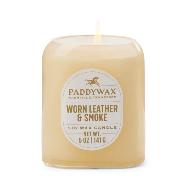 Vista Soy Candle Worn Leather & Smoke 142gr