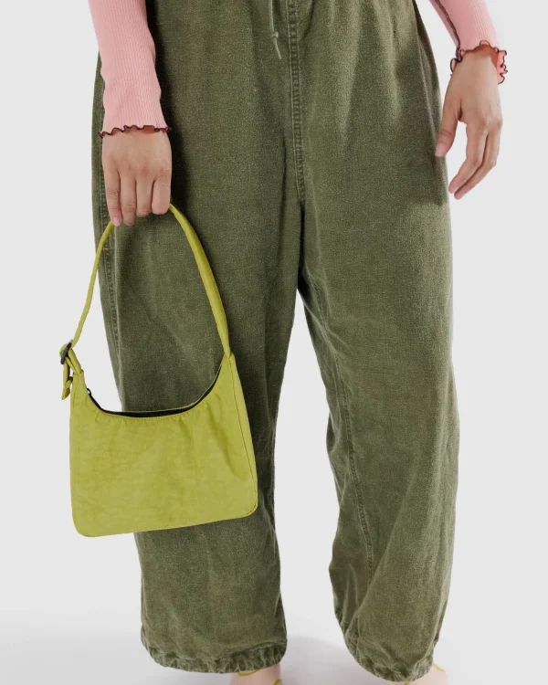 Mini Nylon Shoulder Bag Lemongrass