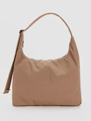 Nylon Shoulder Bag Cocoa