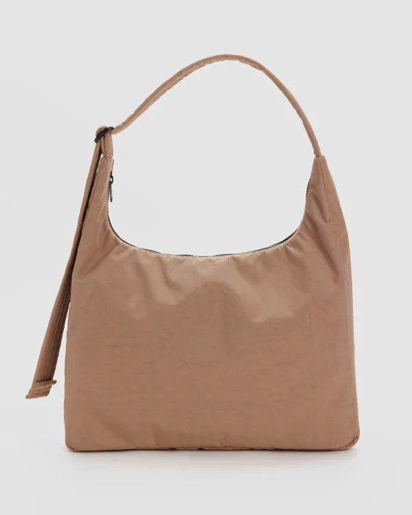 Nylon Shoulder Bag Cocoa