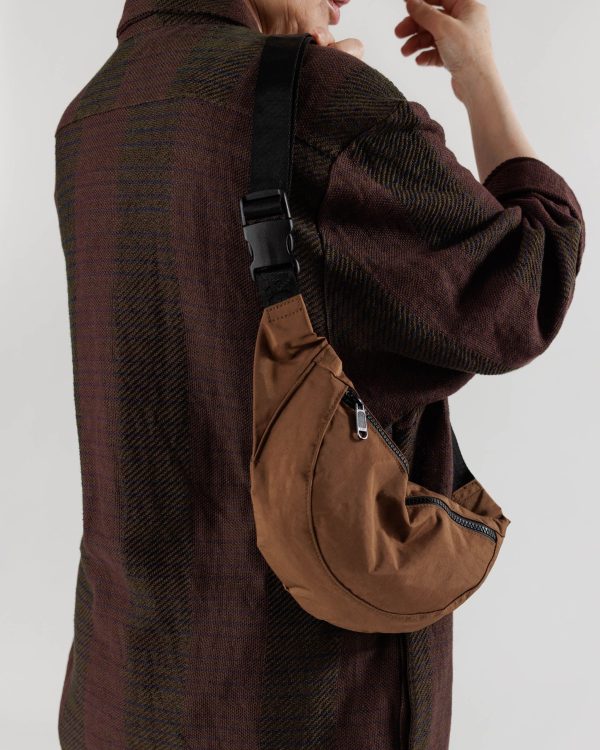 Crescent Fanny Pack Brown