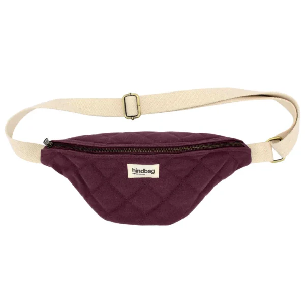 Belt Bag Καπιτονέ Olivia Prune