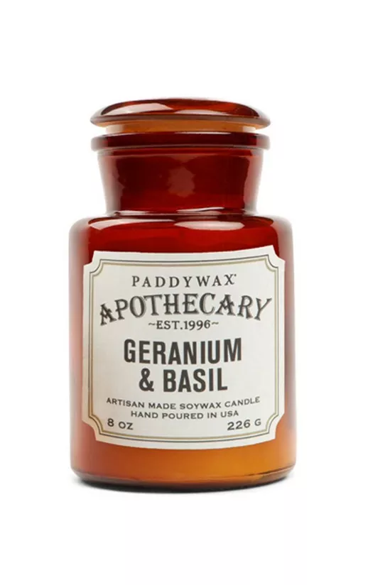 Κερί Apothecary Geranium & Basil 226gr