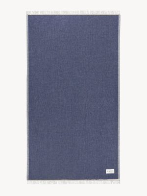 Πετσέτα Θαλάσσης Mare Linen Navy Blue