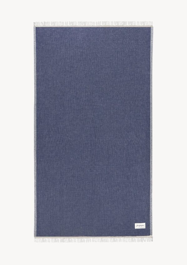 Πετσέτα Θαλάσσης Mare Linen Navy Blue