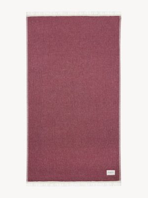 Πετσέτα Θαλάσσης Mare Linen Burgundy