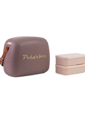 Polarbox Φορητό Ψυγειάκι Summer Pop Mauve Gold 6 L