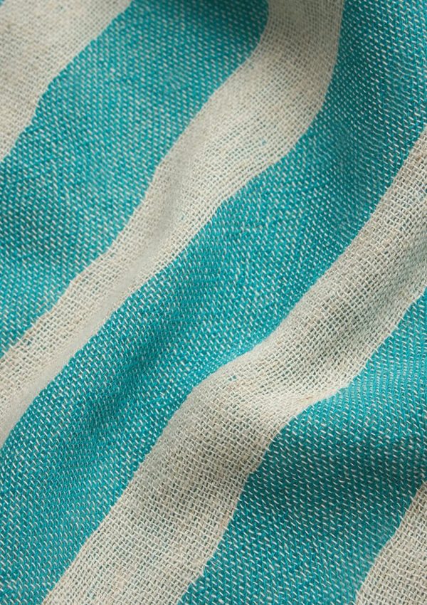 Πετσέτα Θαλάσσης Baia Linen Teal