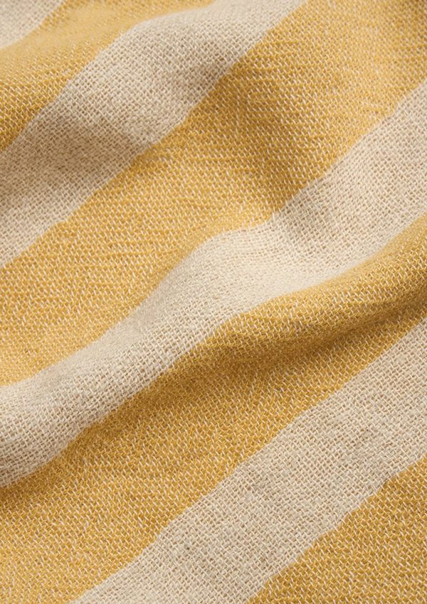 Πετσέτα Θαλάσσης Baia Linen Mustard