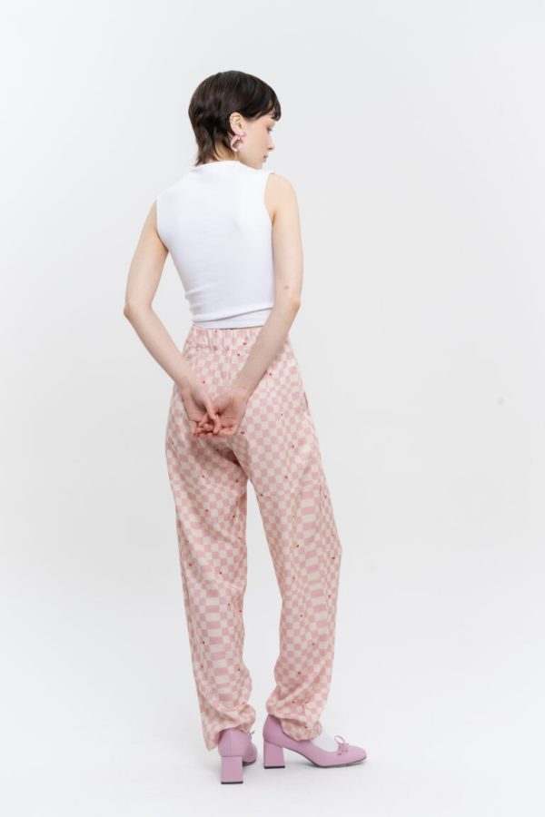 Cherries and Squares Trousers