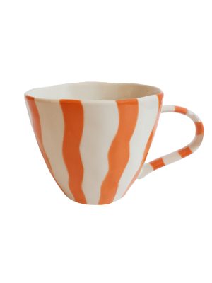 Κεραμική Κούπα Wavy Orange