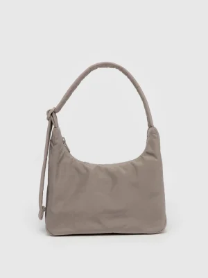 Mini Nylon Shoulder Bag Dove