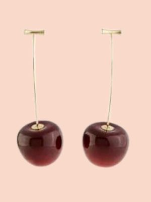 Single Cherry Earrings