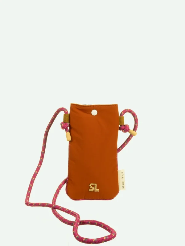 Phone Pouch Horse Brown