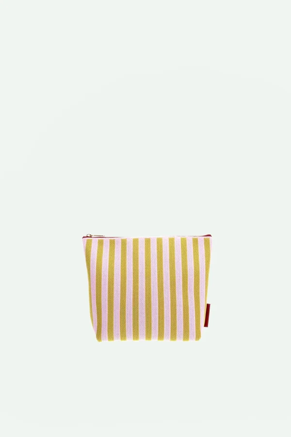 Νεσεσέρ Knitted Stripes Dolce Pink & Lemon Leaf