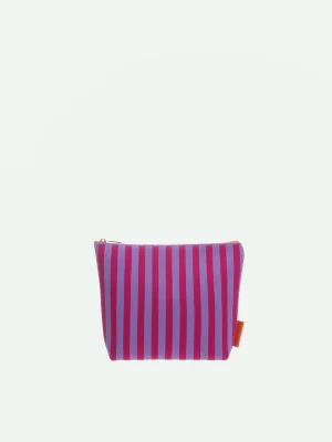 Toiletry Bag Knitted Stripes Positano Purple & Sunset Lilac