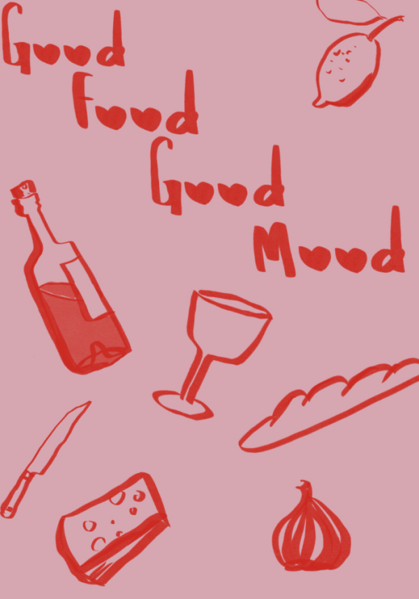 Πόστερ Good Food Good Mood