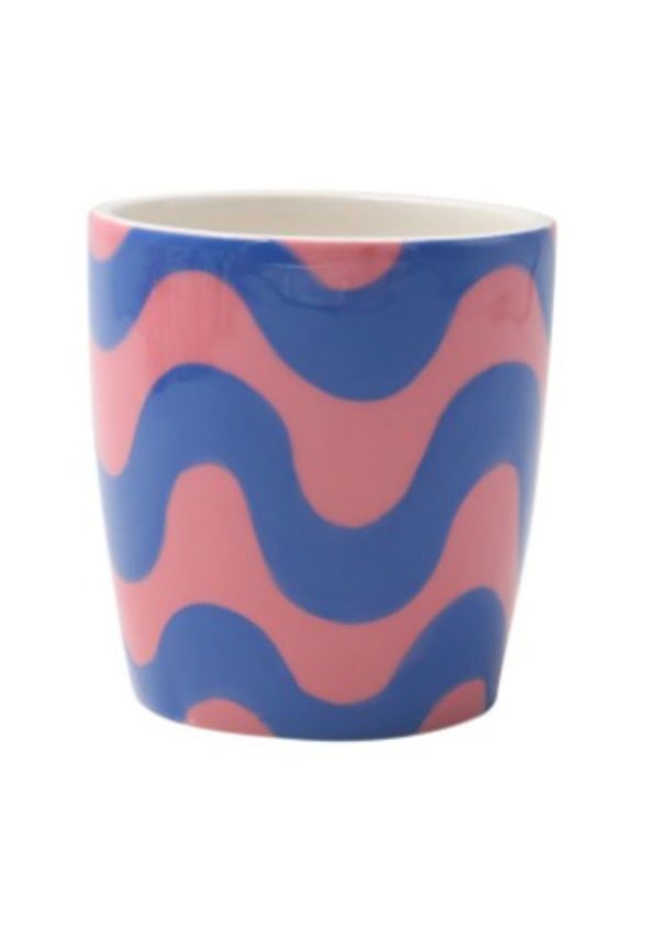 Ceramic Mug Valentina Rio Retro Blue