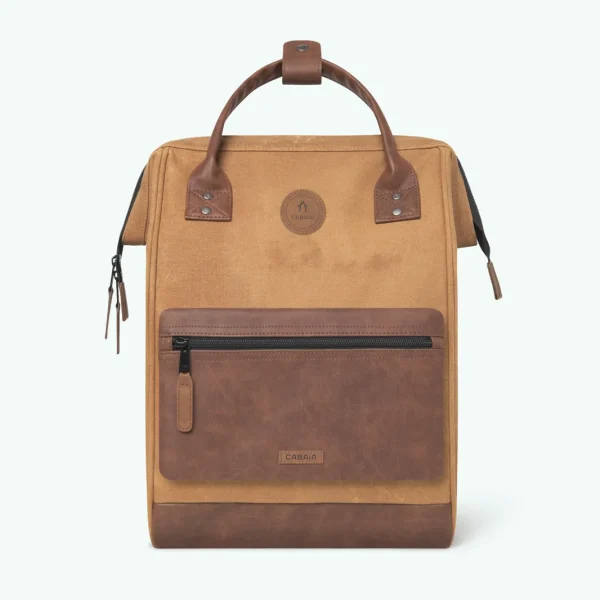 Backpack Adventurer Colombo Waxed Cotton Brown Medium 23 L