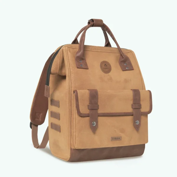 Backpack Adventurer Colombo Waxed Cotton Brown Medium 23 L