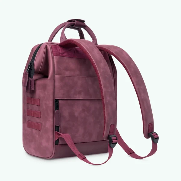 Backpack Adventurer Delhi Vegan Nubuck Burgundy Medium 23 L