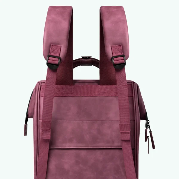 Backpack Adventurer Delhi Vegan Nubuck Burgundy Medium 23 L