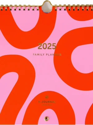 Family Planner 2025 – Flow Pink