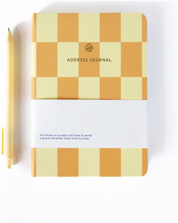 Adress Journal Checkered