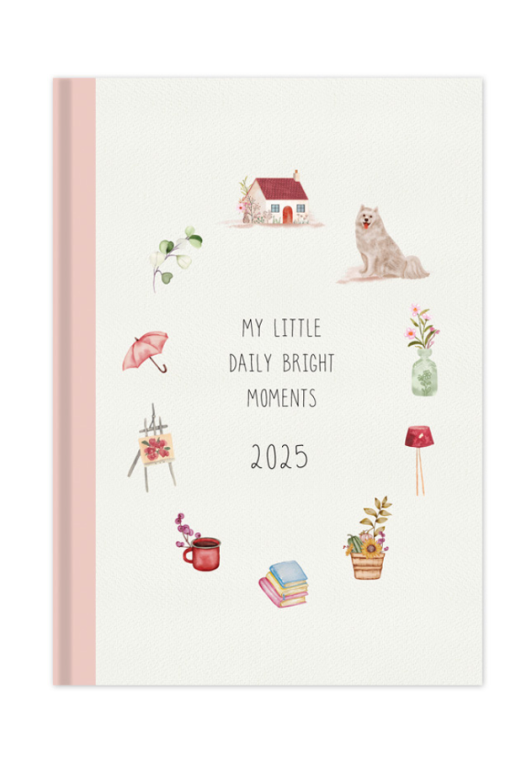 Cosy Daily Calendar Pink 14×21