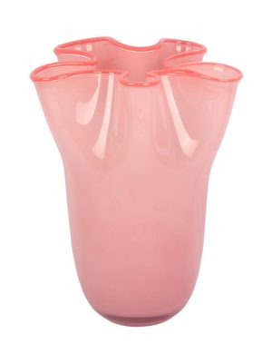 Vase Ruffles Large Pink