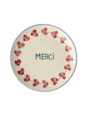 Ceramic Plate Merci