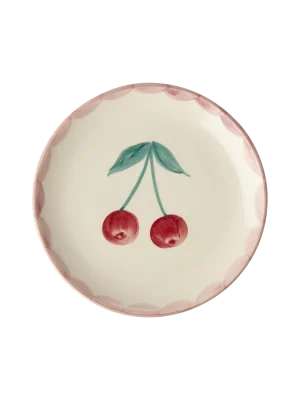 Ceramic Flower with Cherries