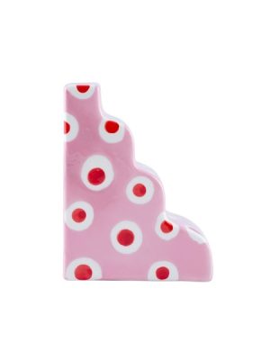 Vase/ Bookend Santiago Dancing Dots