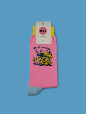 Ode Socks I know a place Socks Pink