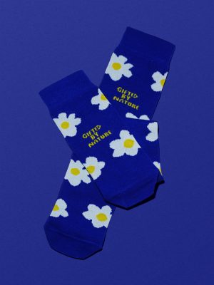 Ode Socks Blue Daisies Κάλτσες